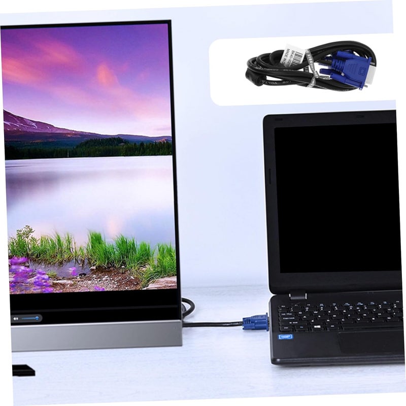 قطعتان من كابل VGA إلى VGA بطول 6 أقدام للابتوب، الشاشة، جهاز العرض - Image 5